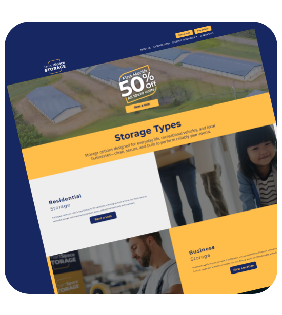 Smart Space Storage Website